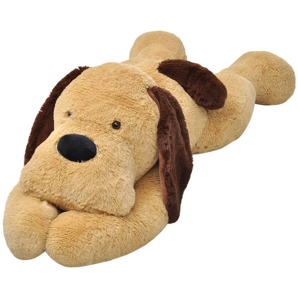 Bulverde 80cm Polyester Plush Dog Cuddly Toy - Brown