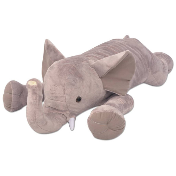 Bulverde 95cm Polyester Plush Elephant Cuddly Toy - Grey