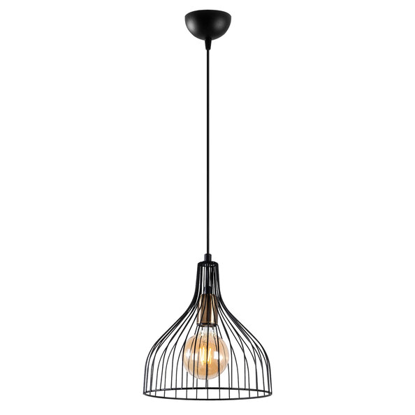Cafu Metal Ceiling Pendant Light in Black and Antique