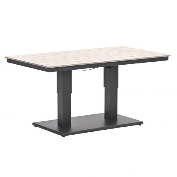 Chandler Wooden Garden Coffee To Dining Table In Light Brown