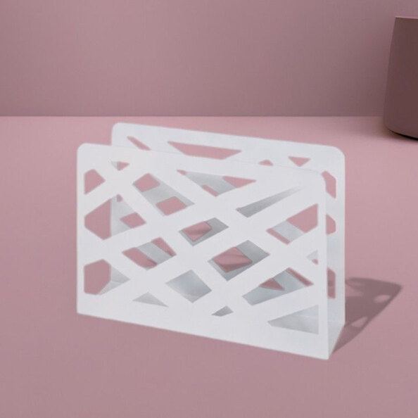Cibecue Metal Magazine Rack In White