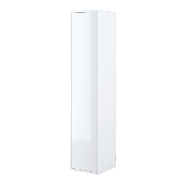 Clarion High Gloss Storage Cabinet With 1 Door In White