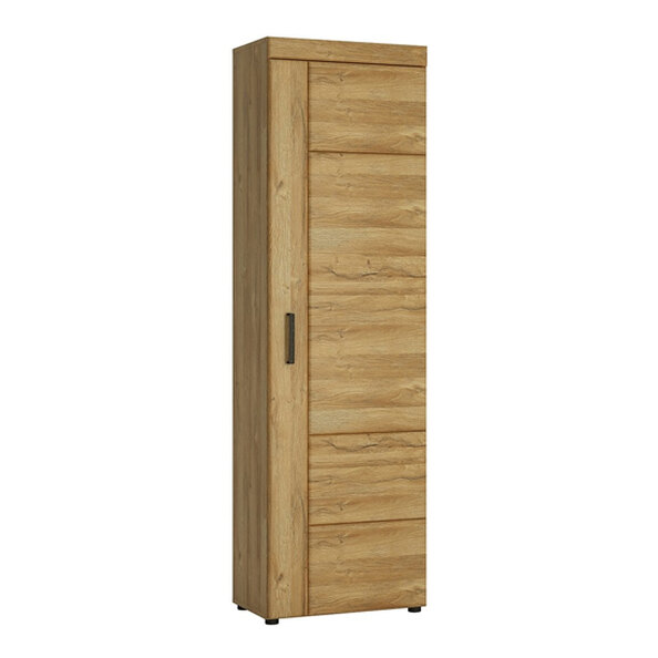 Corco Wooden Tall Right Handed Storage Cabinet In Grandson Oak