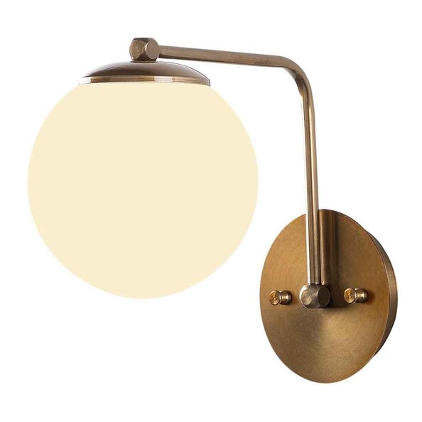 Daisy Metal Wall Lamp in Gold