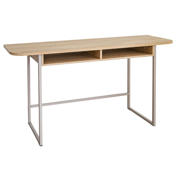 Dalhart Wooden Rectangular Console Table In Oak