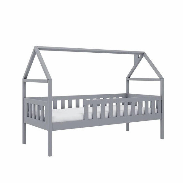 Dekalb Wooden Day Bed With Bonnell Mattress In Grey