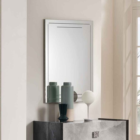 Delora Bedroom Rectangular Wall Mirror
