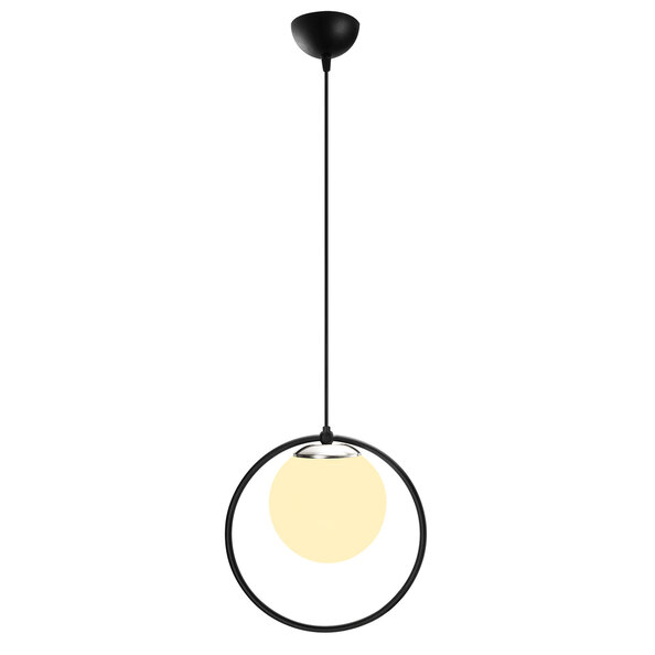Dolunay Metal Ceiling Pendant Light in Black and White