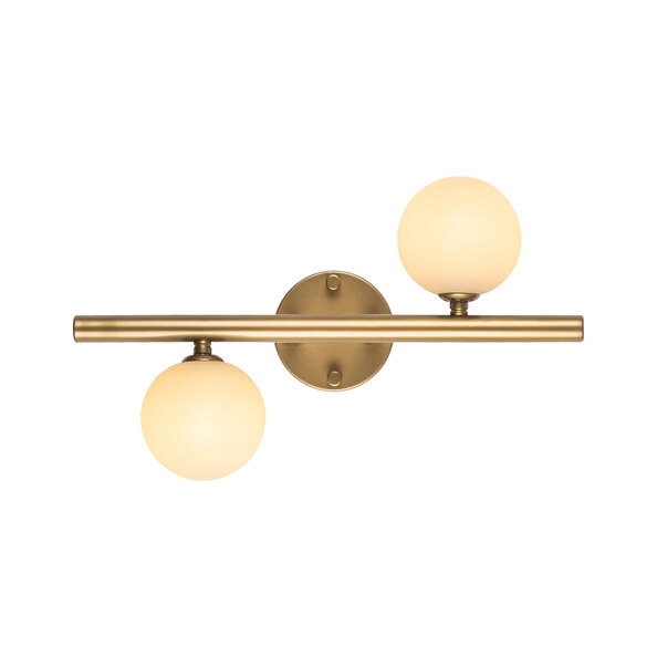 Domino Metal Wall Light in Gold