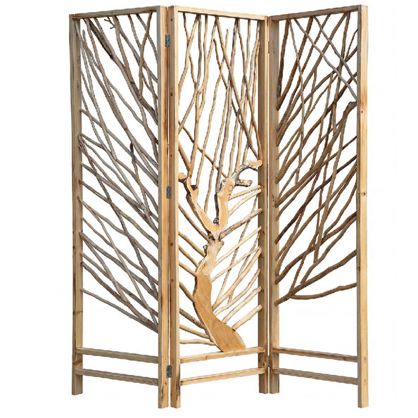 Dormeo Wood Tree Shape Room Divider Screen in Natural