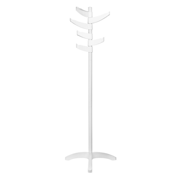 Drepas Plastic Coat Stand With White Metal Base