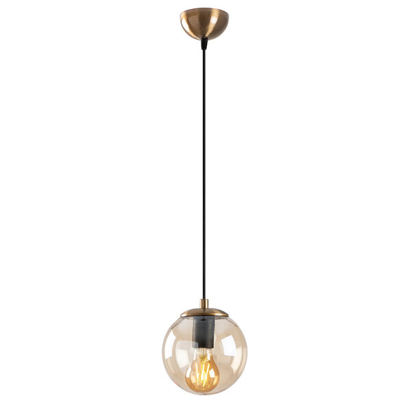 Elaris Metal Ceiling Pendant Light in Yellow and Vintage