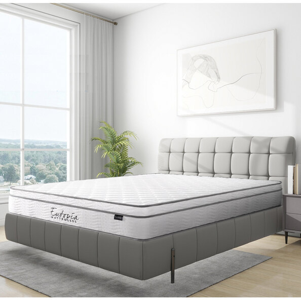 Elgin Fabric 3ft Pocket Spring Mattress - White