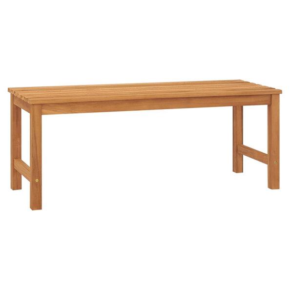 Eliza Wooden Garden Seating Bench In Oak