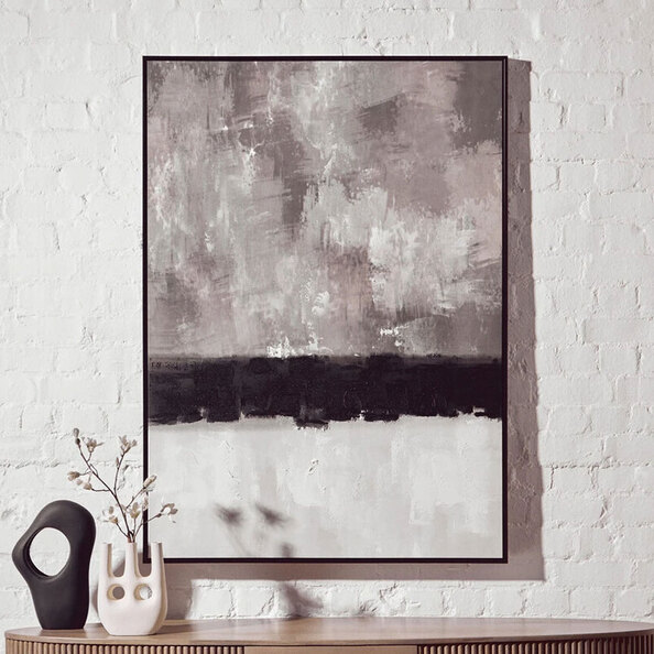 Elmiron Wooden Tonal Abstract Textured Wall Art in Multicolour