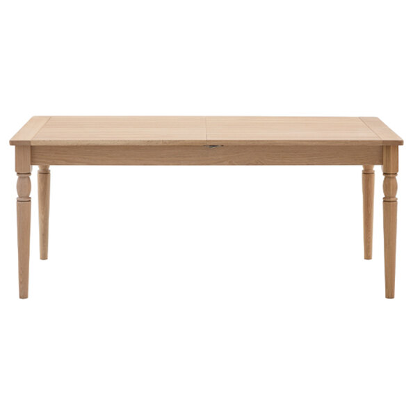 Elvira Wooden Extending Dining Table In Natural