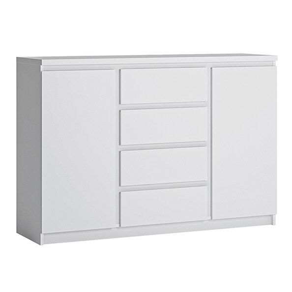 Felton Wooden Sideboard With 2 Doors In White