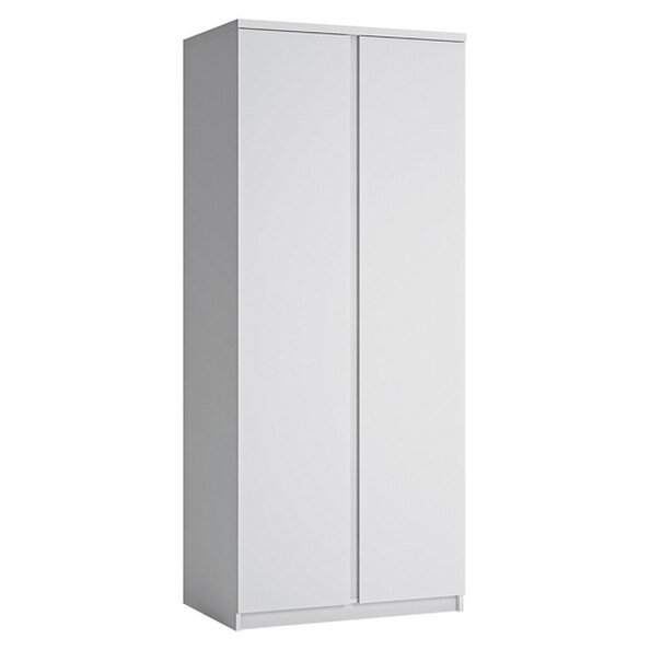 Felton Wooden Wardrobe With 2 Doors In White