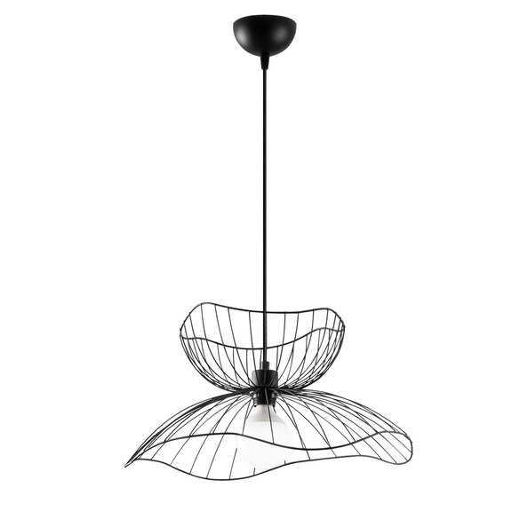 Farac Metal Butterfly Ceiling Pendant Light in Black