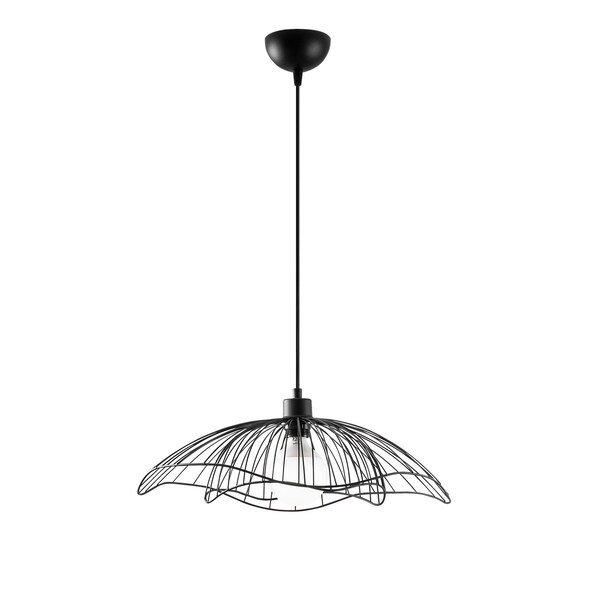 Farac Metal Ceiling Pendant Light in Black