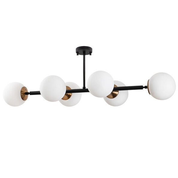 Fazli Metal Ceiling Pendant Light in Black and Antique
