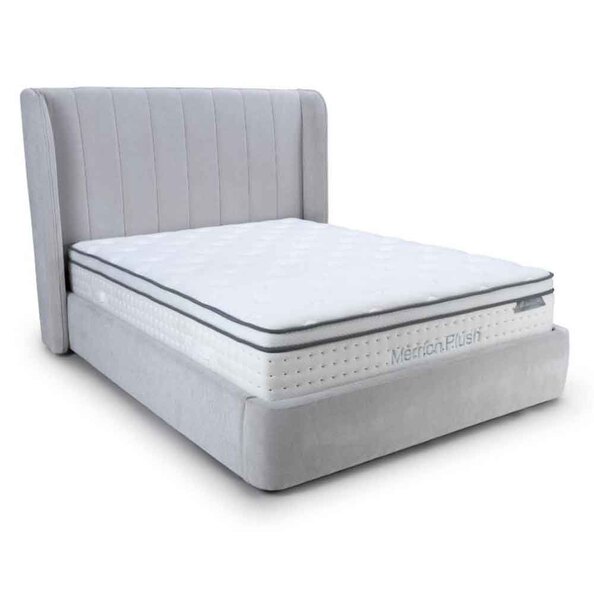 Figaro Fabric Ottoman Storage Super King Bed in Natural