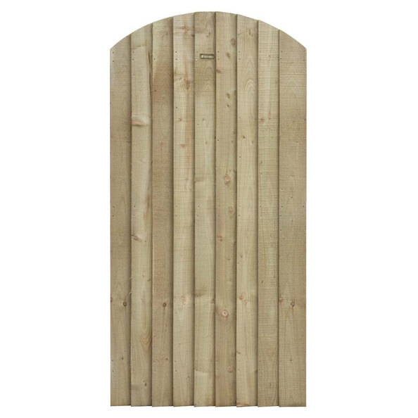 Fryeburg Wooden Garden Arch Top Gate In Sawn