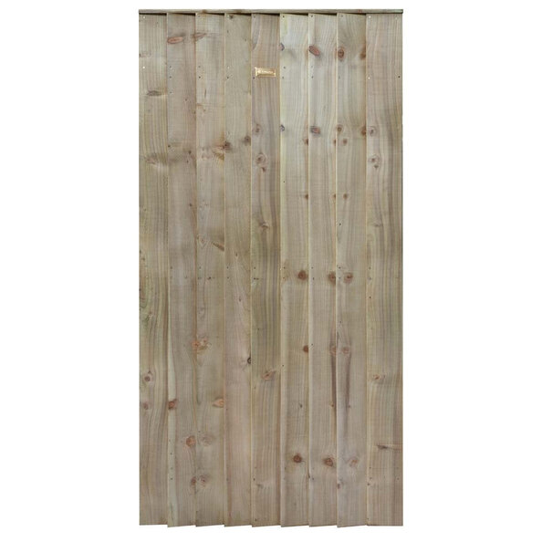 Fryeburg Wooden Garden Square Top Gate In Sawn