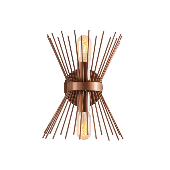 Givon Metal Wall Light in Copper