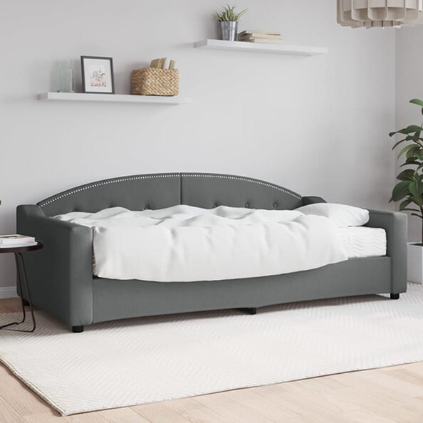 Gorizia Fabric Daybed In Dark Grey