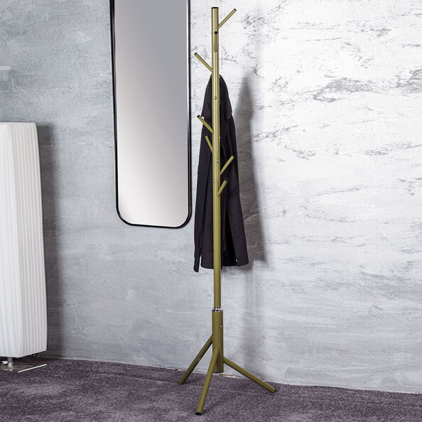Halifax Metal Coat Stand In Green