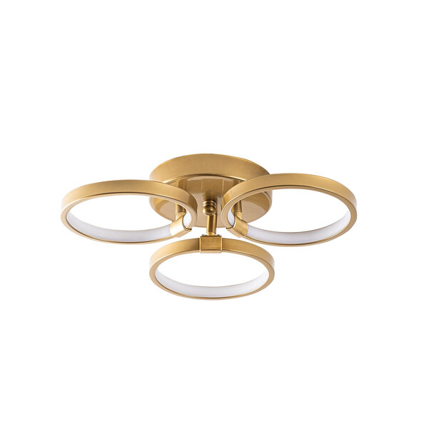 Halka Metal Ceiling Light in Gold