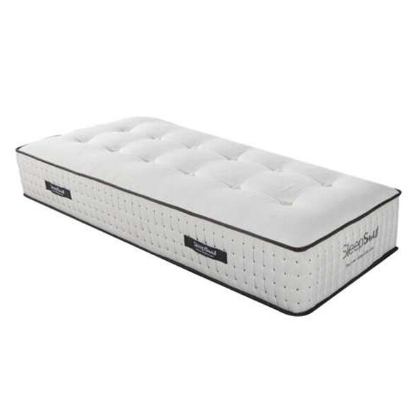 Helsinki Fabric Single Mattress In White