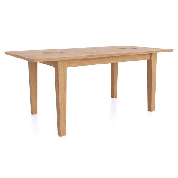 Helvane Solid Wood Extending Dining Table in Oak