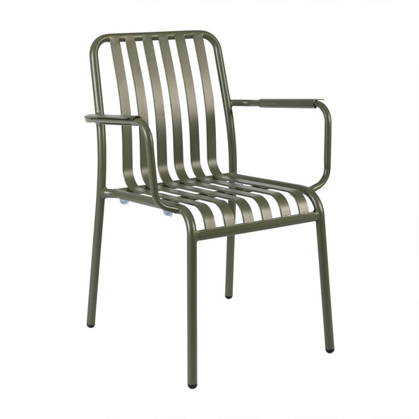Herano Aluminium Stacking Armchair in Pine Green
