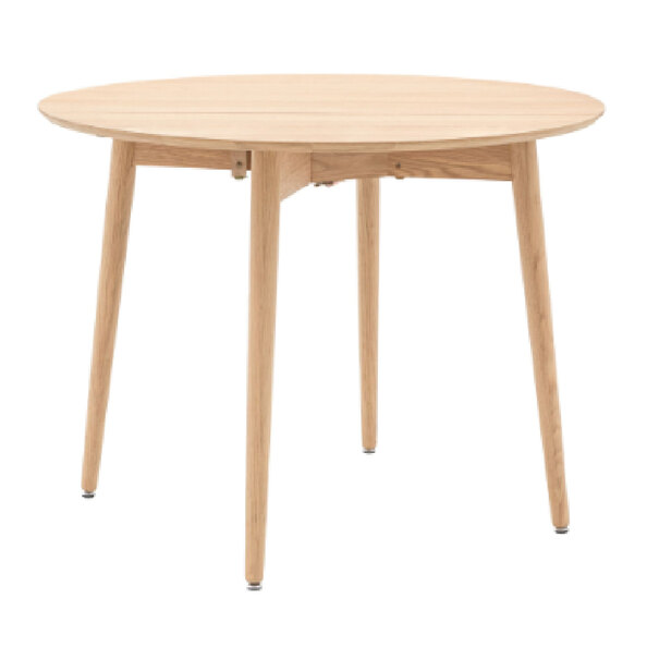 Hervey Wooden Folding Dining Table In Natural