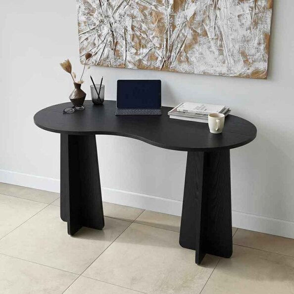 Infini Wooden Laptop Desk in Black