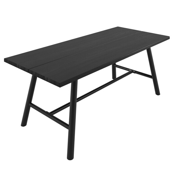 Ipswich Wooden Dining Table - Black