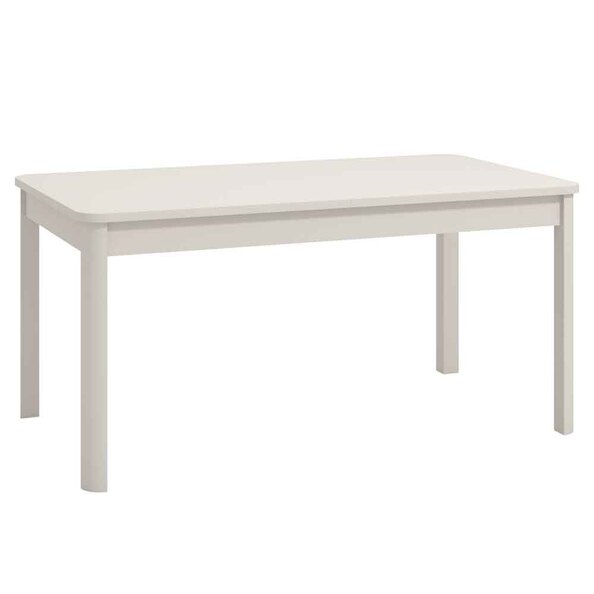 Ivaris Rectangular Wooden Dining Table in Cashmere