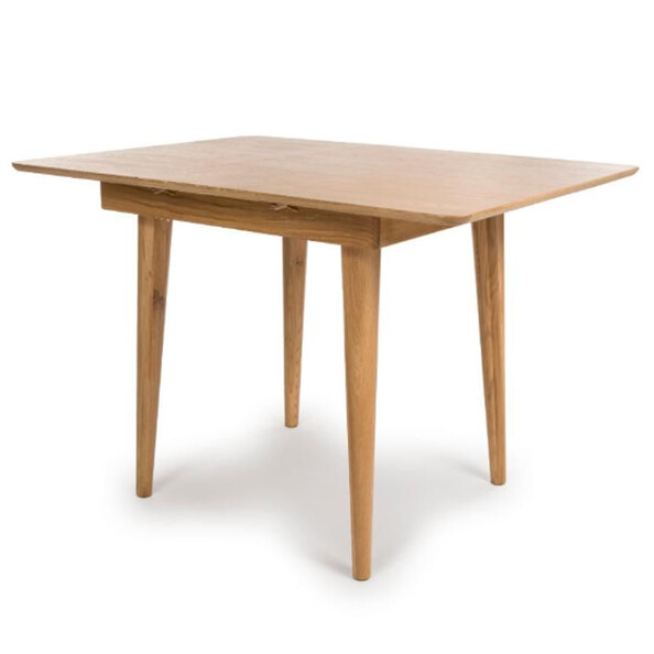 Javion Wooden Extending Dining Table In Natural Oak