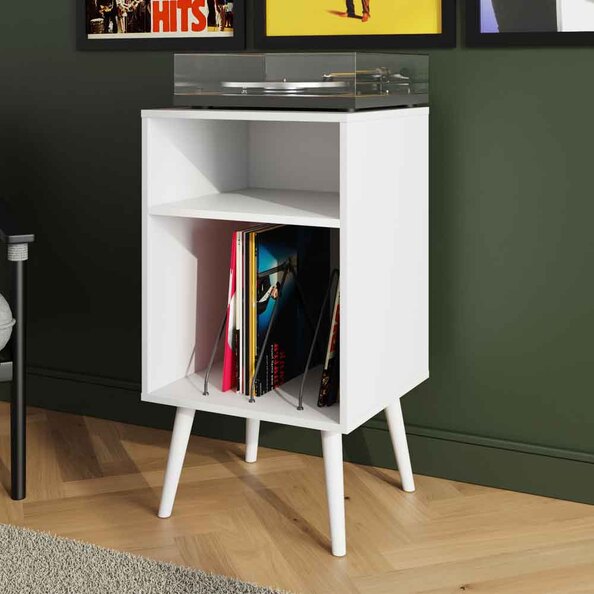 Jordan Fabric Home And Office Cabinet With 2 Shelves in White