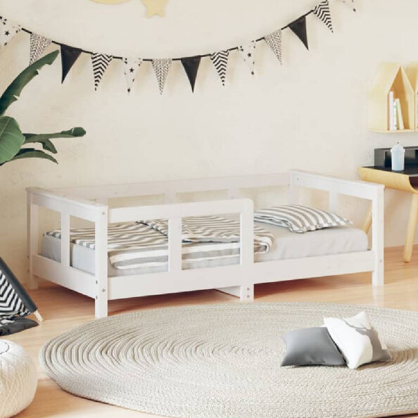 Katonah 70x140cm Wooden Children Bed In White
