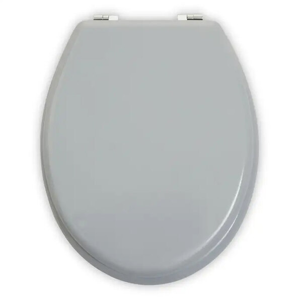 Kelant Wooden Toilet Seat In Matt Grey