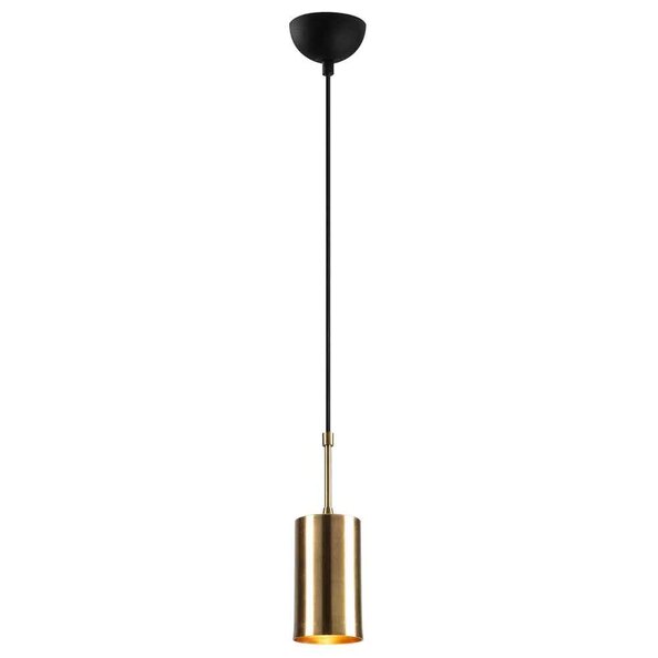 Kellan Ellipse Metal Ceiling Pendant Light in Gold and Black