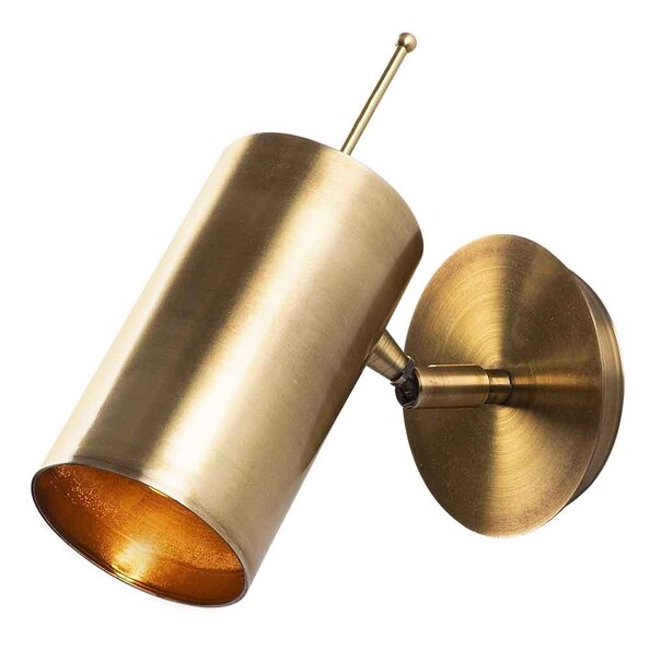 Kellan Ellipse Metal Wall Lamp in Antique