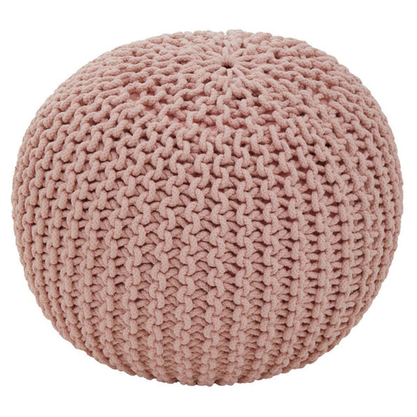 Kelvra Fabric Kids Pouffe in Pink