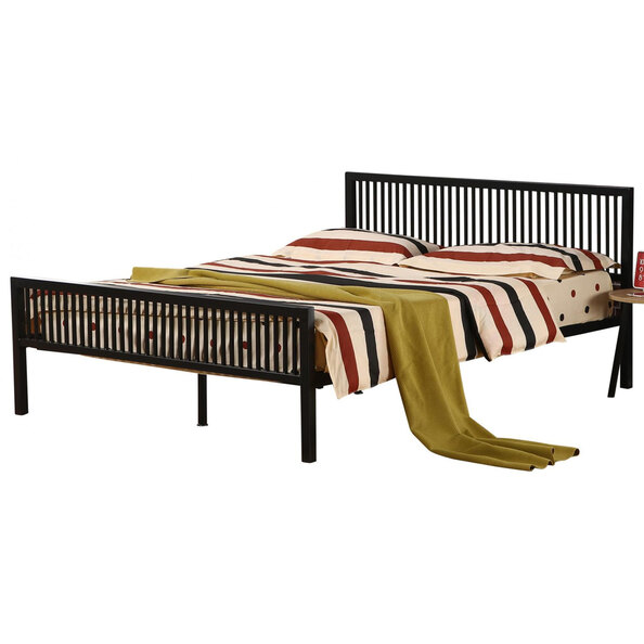 Killeen Wooden King Size Bed In Black