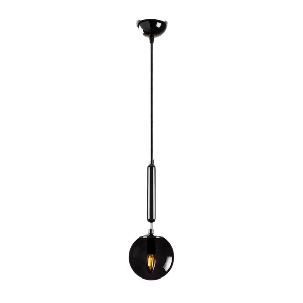 King Metal Ceiling Pendant Light in Black