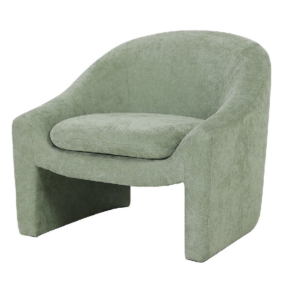 Kireva Polyester Armchair in Green