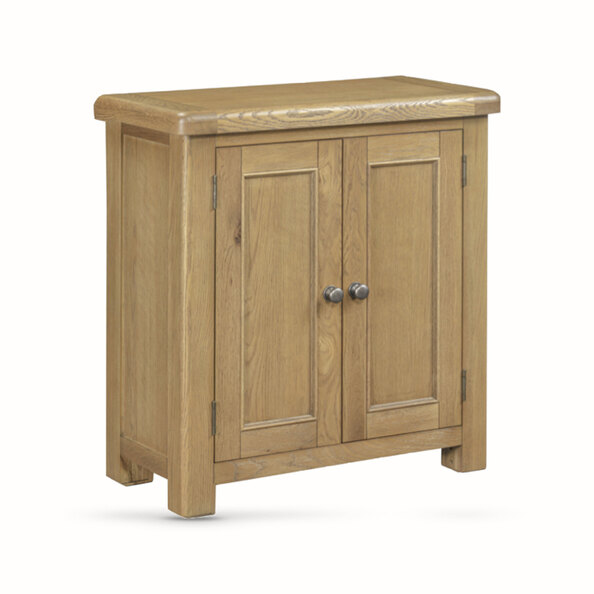 Kysen Wooden Storage Cabinet with 2 Doors in Oak